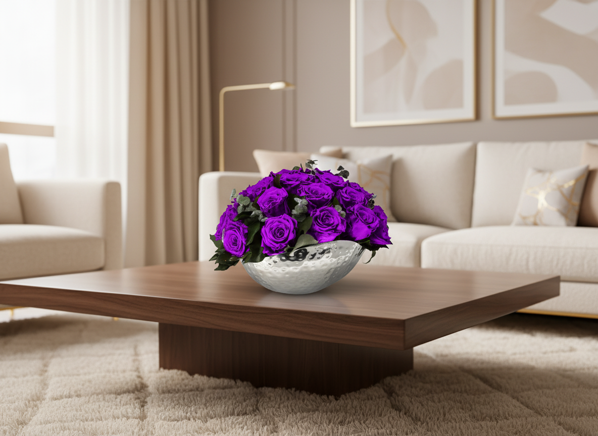 First anniversary red roses luxury box