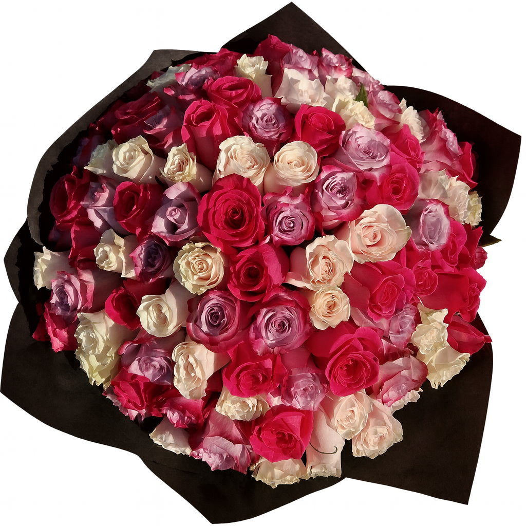 5000 Roses The Grand Bouquet Pink Mix – 101 Fresh Roses | OnlyRoses