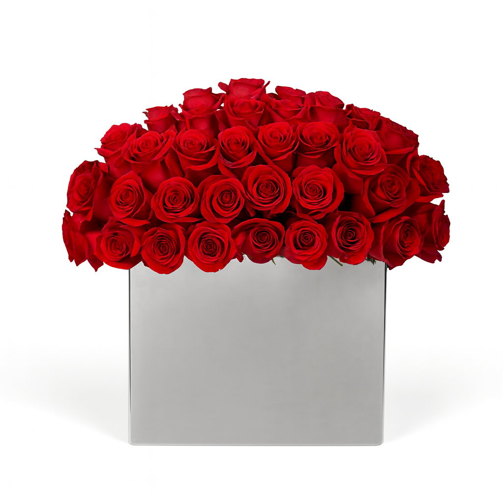 Classic Rose Modernist - Red | Luxury Roses | OnlyRoses