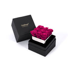 Black box with pink roses and 'Only Roses' branding on a white background